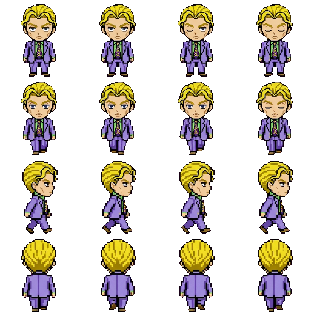 Yoshikage Kira movement sprite