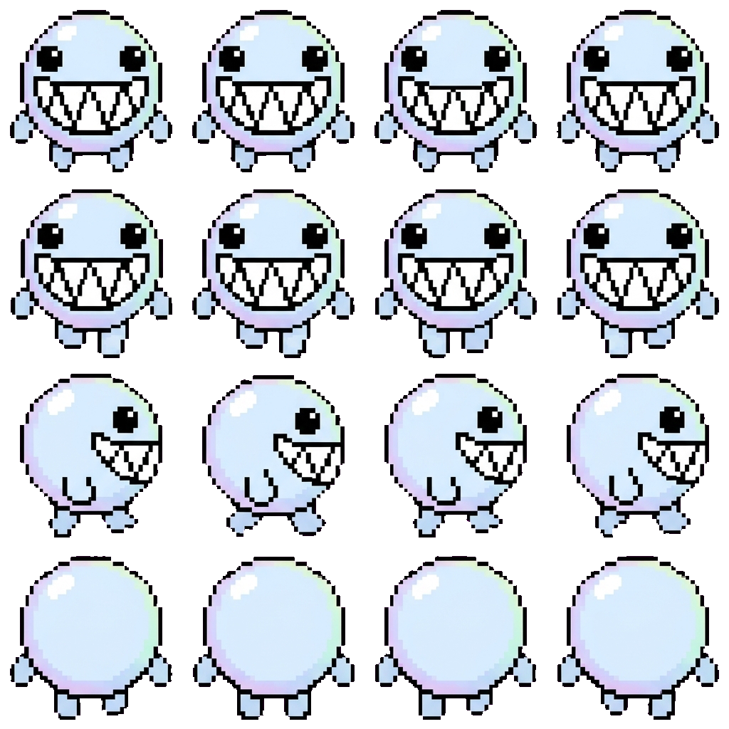 Bubble movement sprite