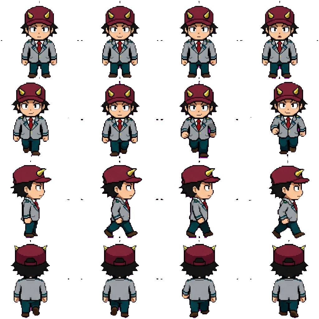 Kota Izumi movement sprite