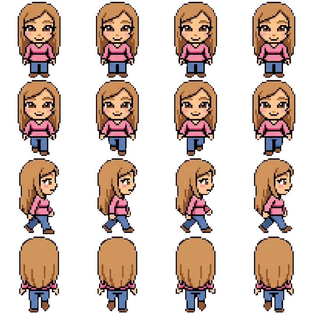 Antonia movement sprite