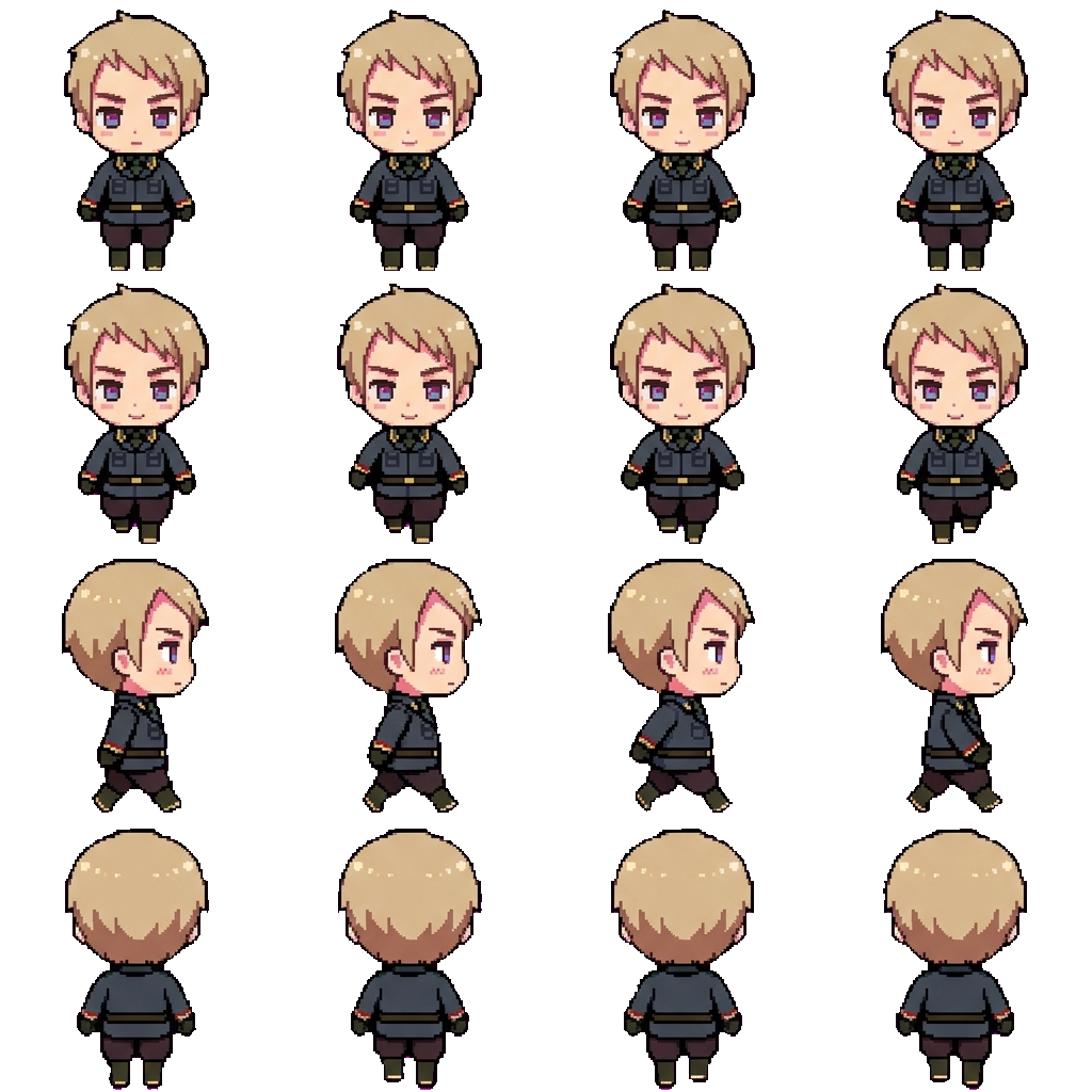 Gilbert movement sprite