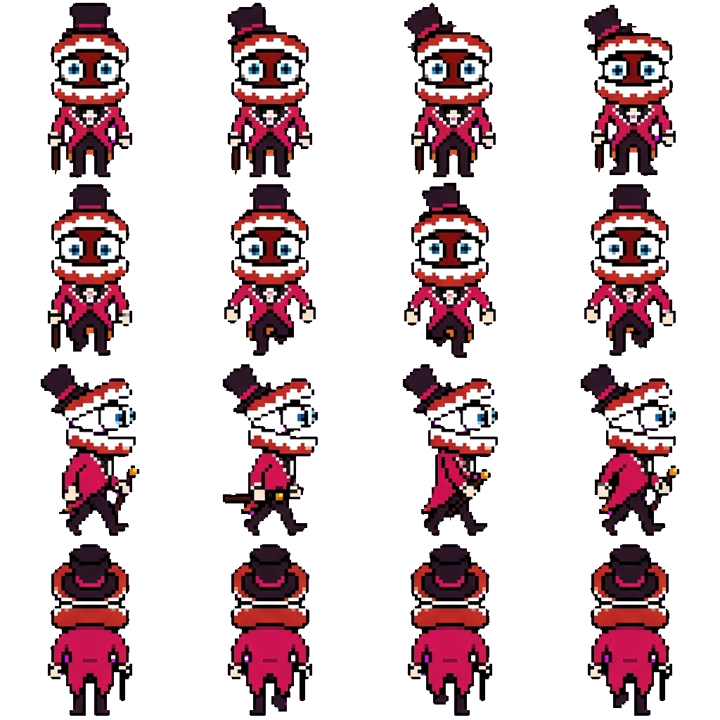 Caine movement sprite