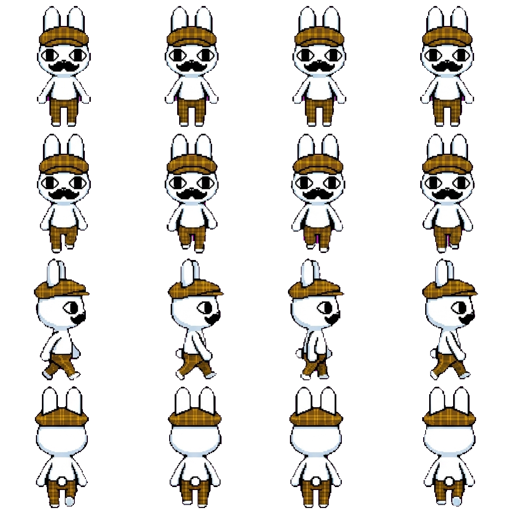 Barney movement sprite