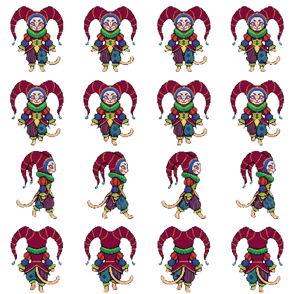 Felizx movement sprite