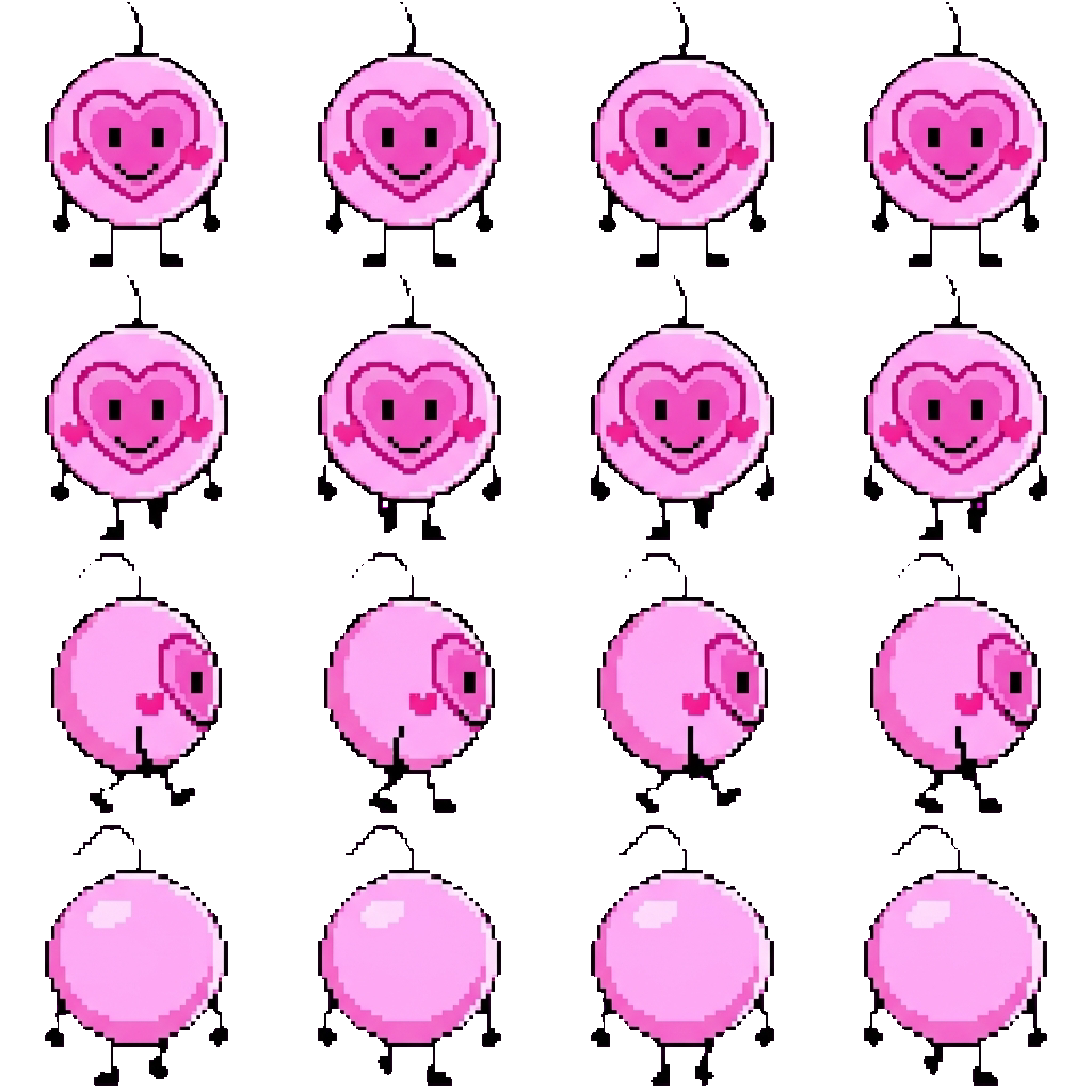Hearty movement sprite