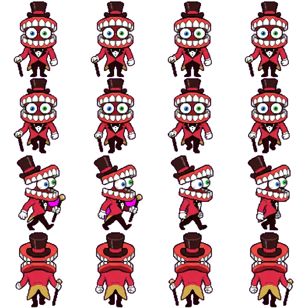Caine movement sprite