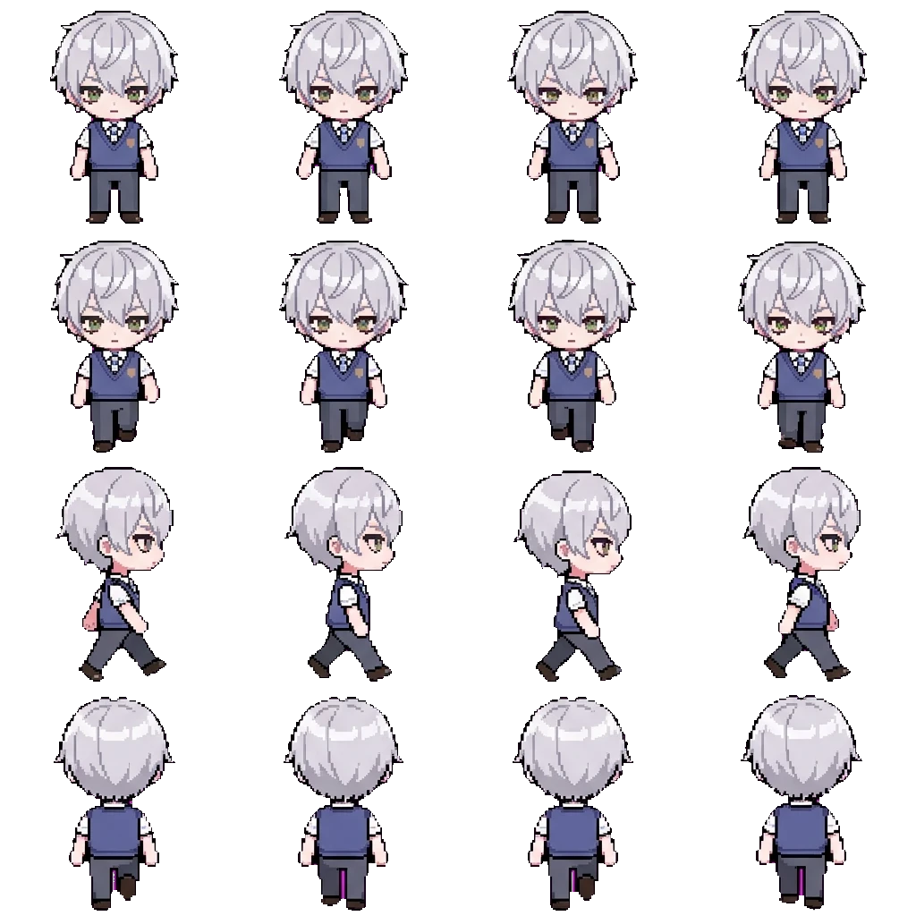 Yuto Minamoto movement sprite
