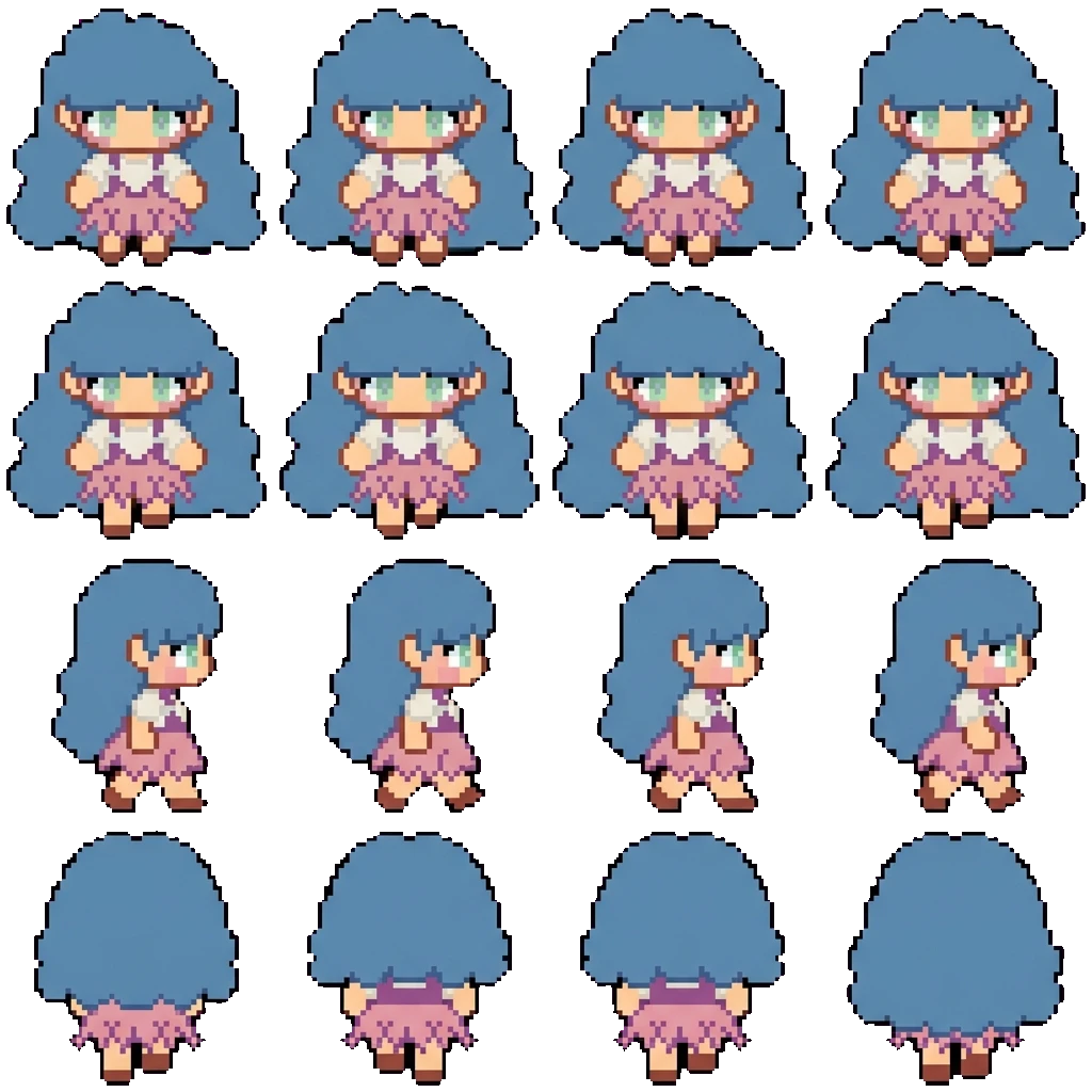 Bubblegum movement sprite