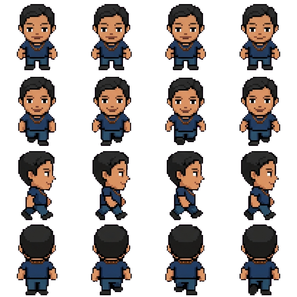 Budi Hidayatullah movement sprite