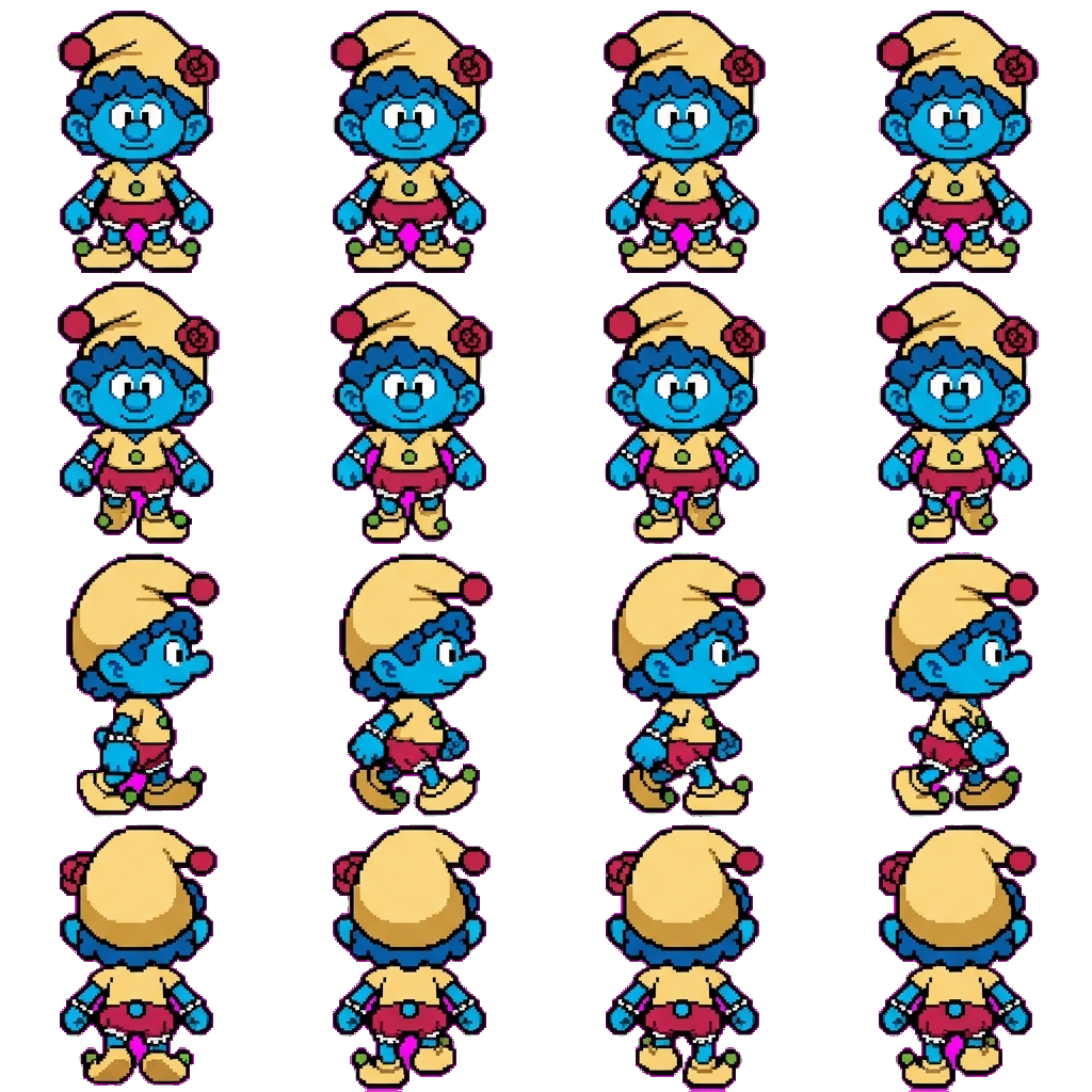 Smurf Bubble movement sprite