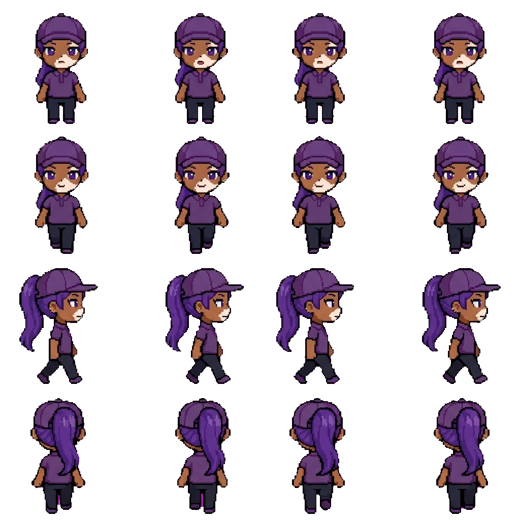Purple movement sprite