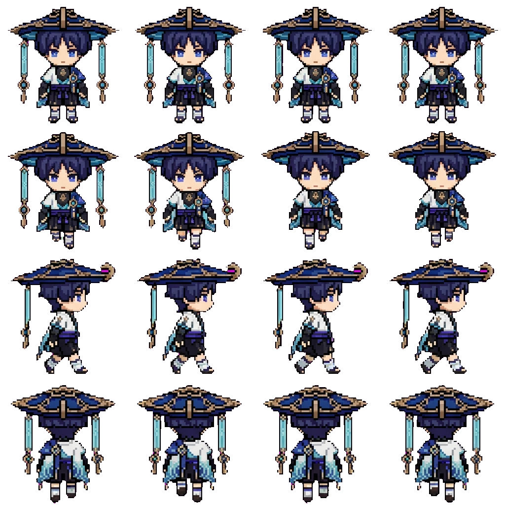 Wanderer movement sprite
