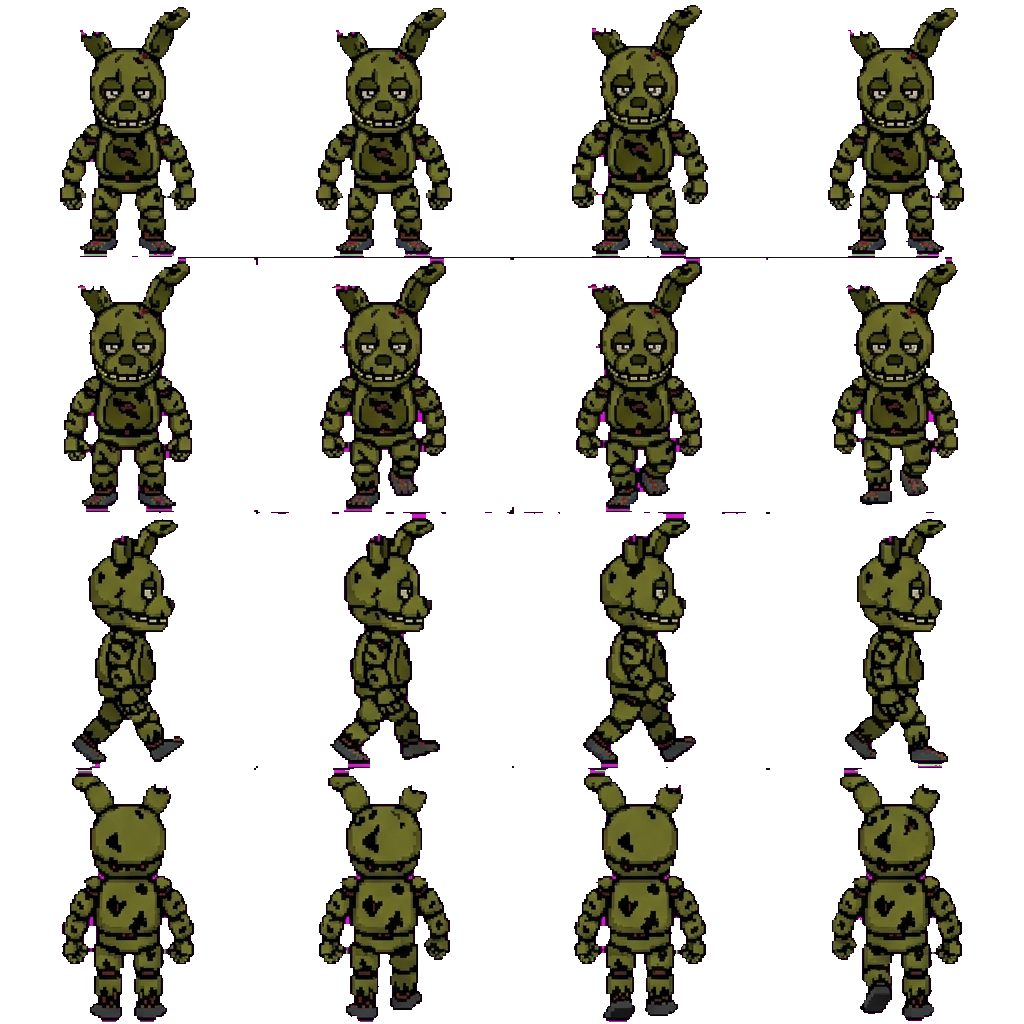 Springtrap movement sprite