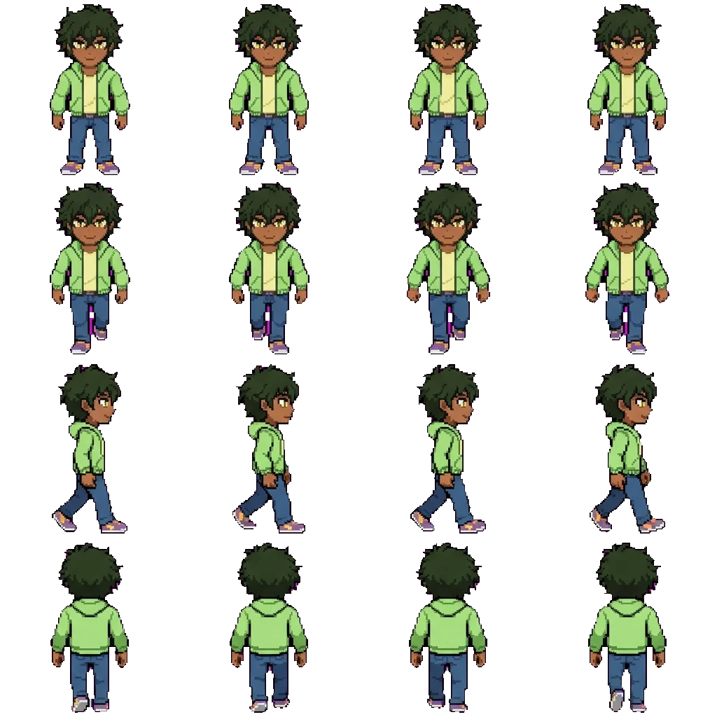 Irok movement sprite