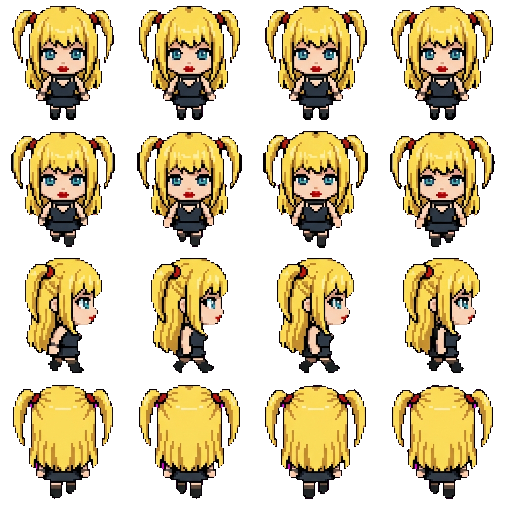 Misa movement sprite
