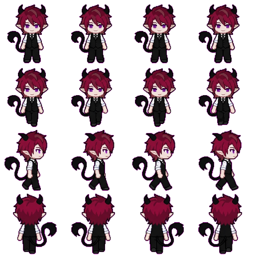 Ash movement sprite