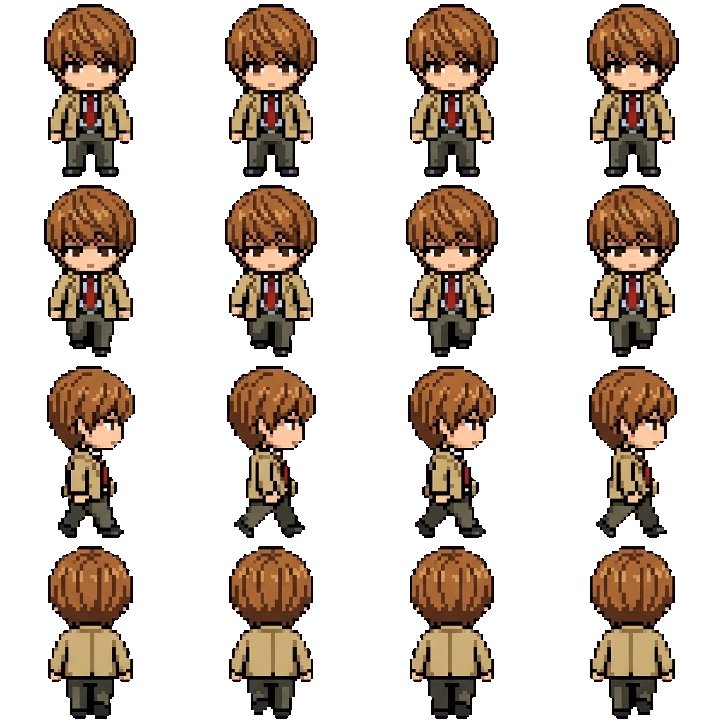 Light Yagami movement sprite