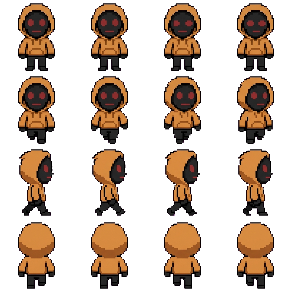 Hoody movement sprite