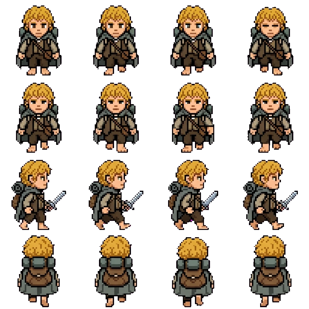 Sam movement sprite