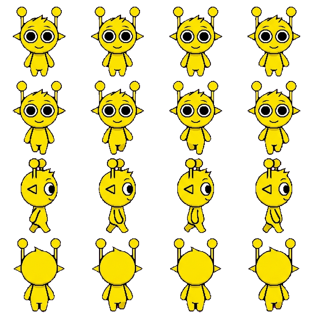 Simon movement sprite