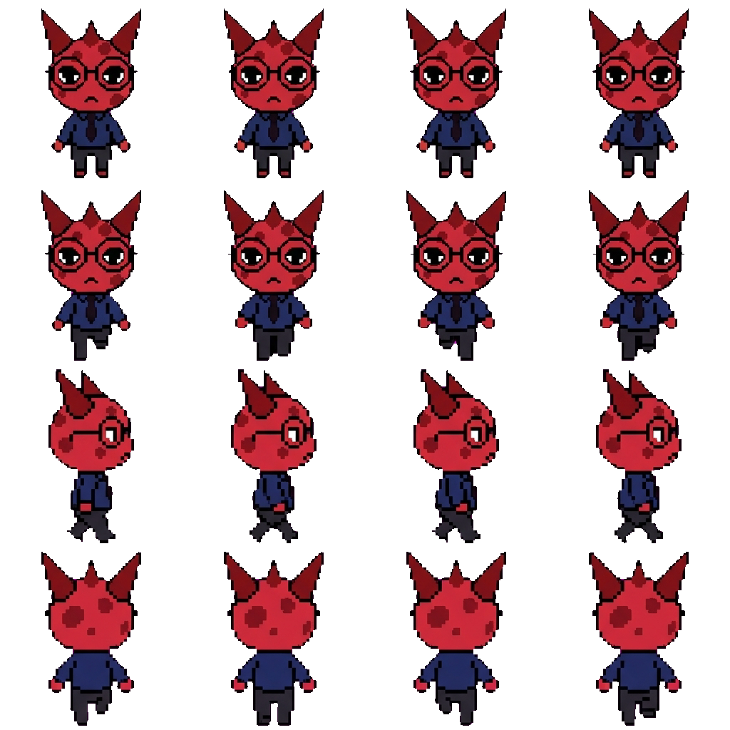 Psycho psychologist movement sprite