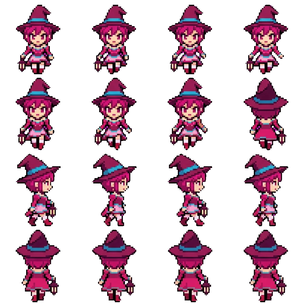 Miral movement sprite