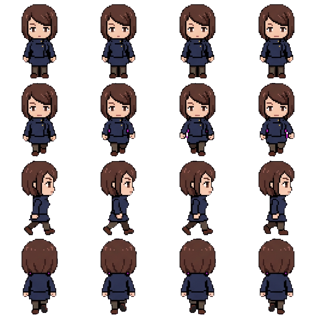 Shoko movement sprite