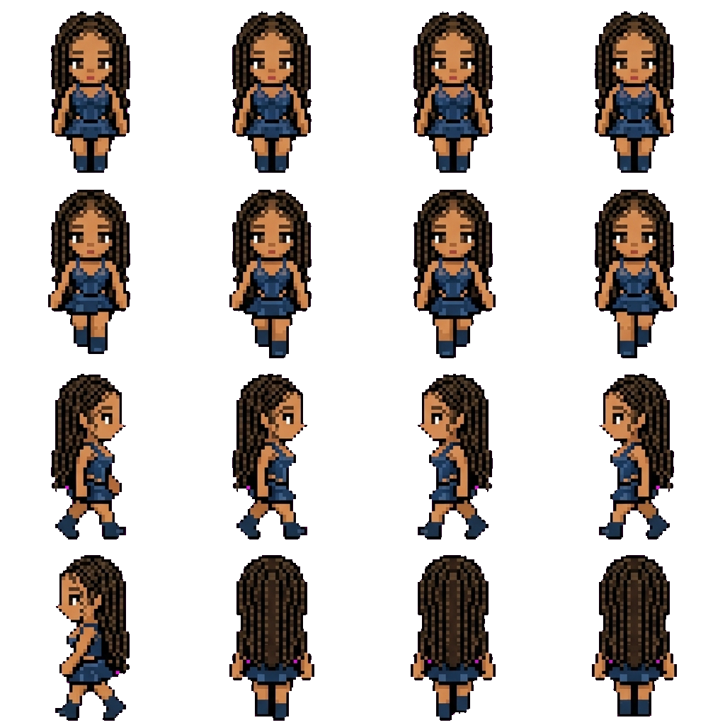Manon movement sprite