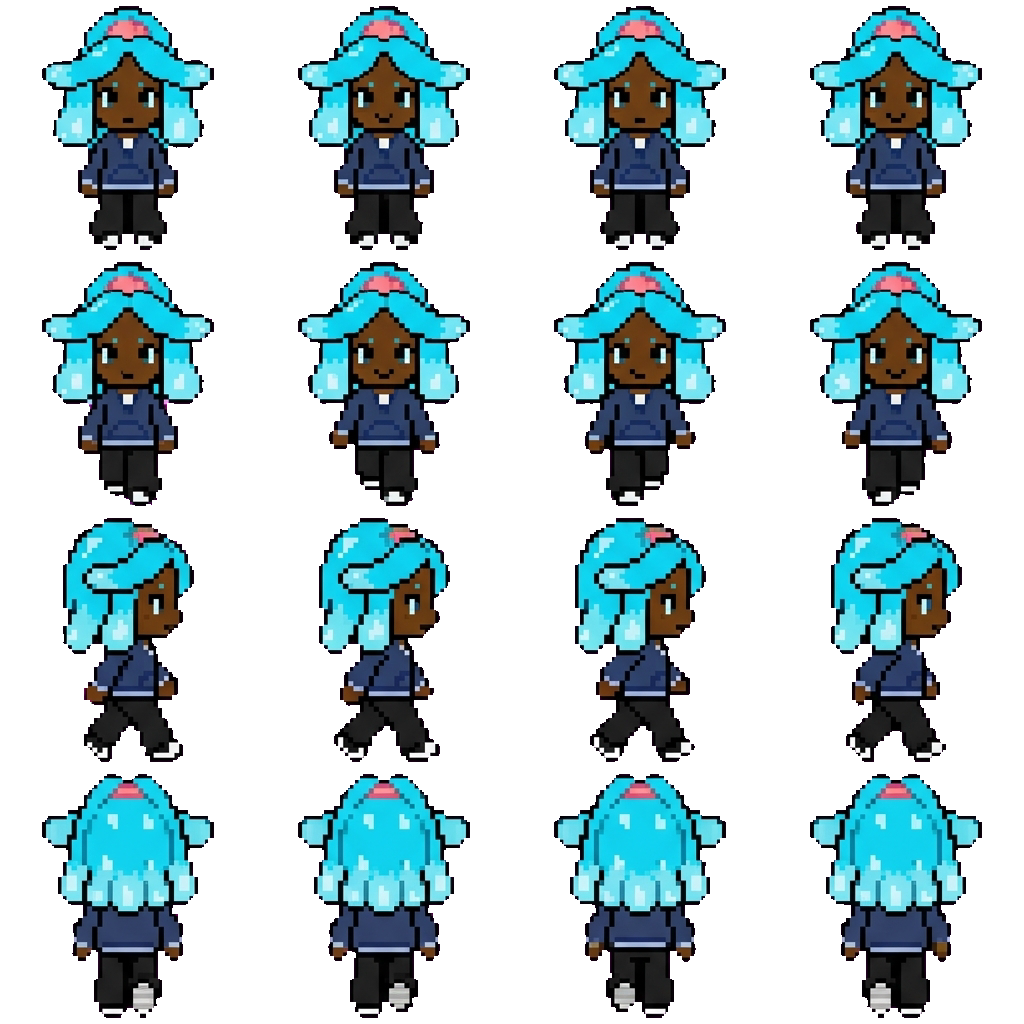 Wady movement sprite