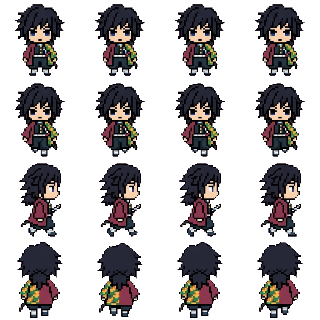 Giyuu Tomioka movement sprite