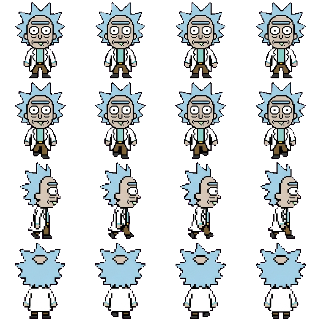 Rick Sanchez movement sprite
