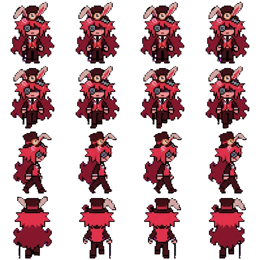 Vivian movement sprite
