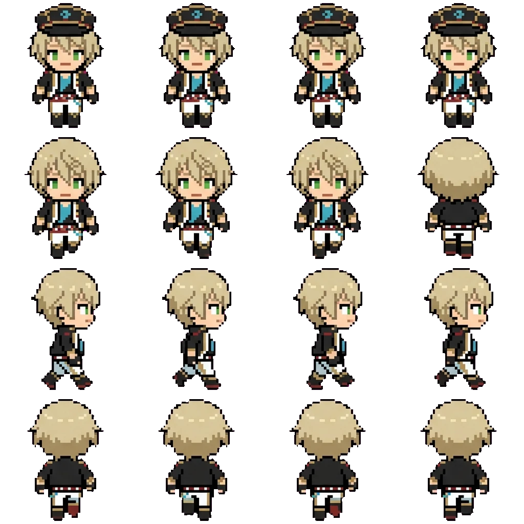 Aira movement sprite