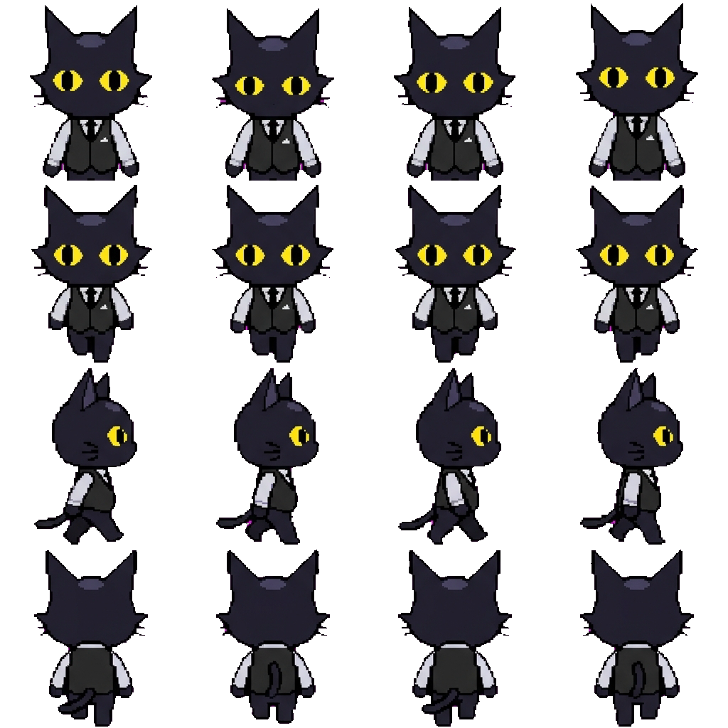 Secret agent movement sprite