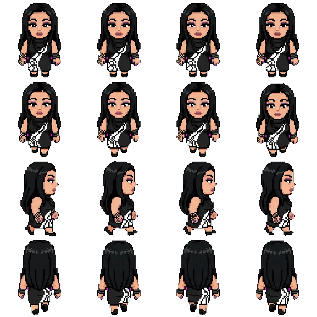 وردة movement sprite