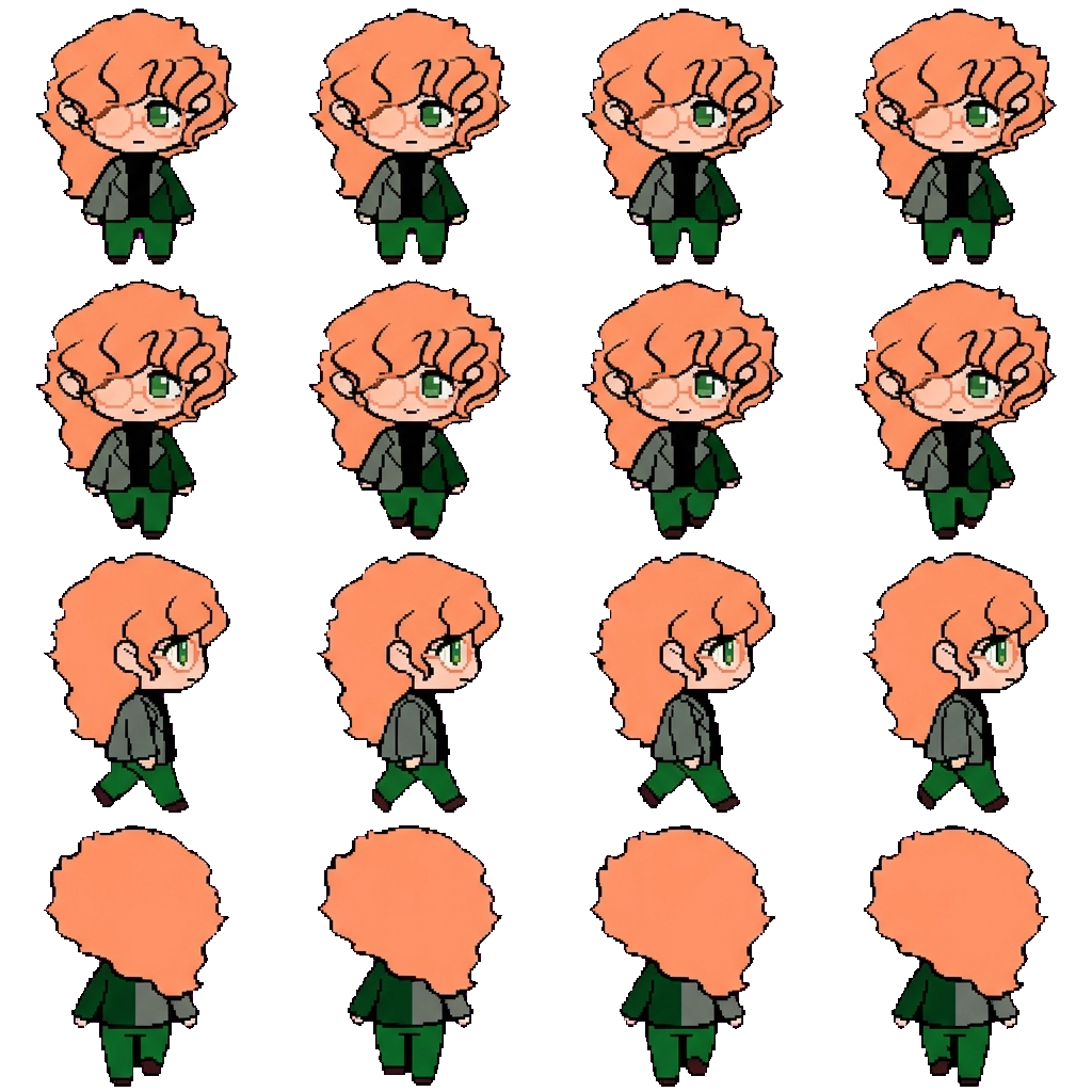 Hugo movement sprite