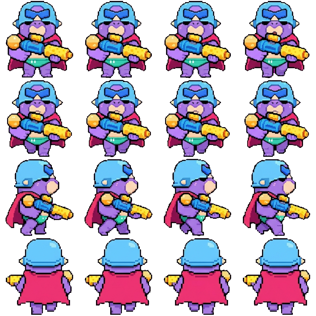 Pierce movement sprite