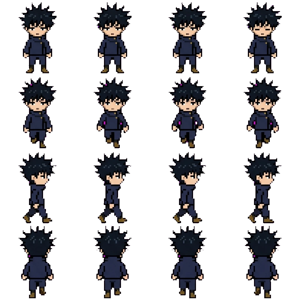 Megumi Fushiguro movement sprite