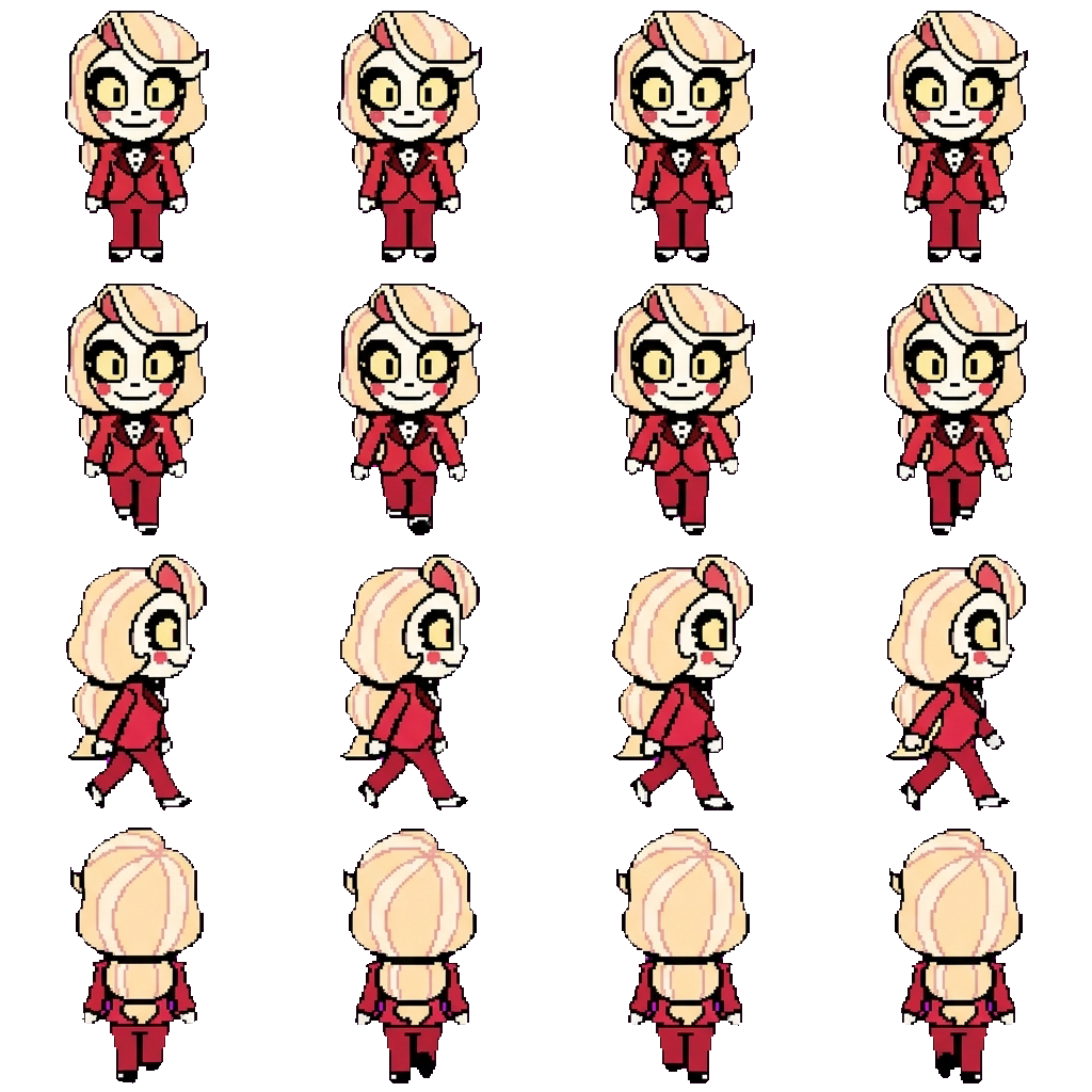 Charlie Morningstar movement sprite