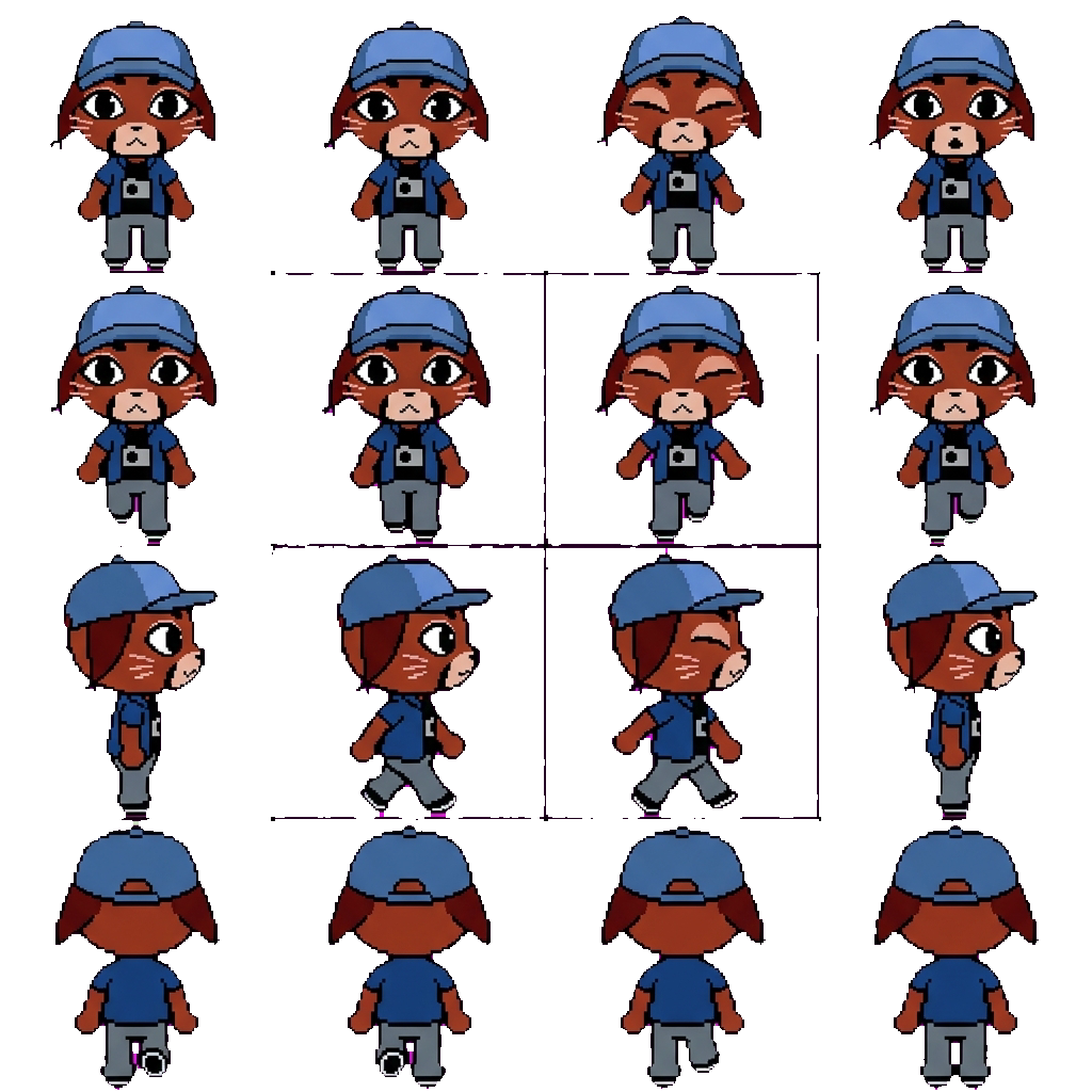 Liz movement sprite