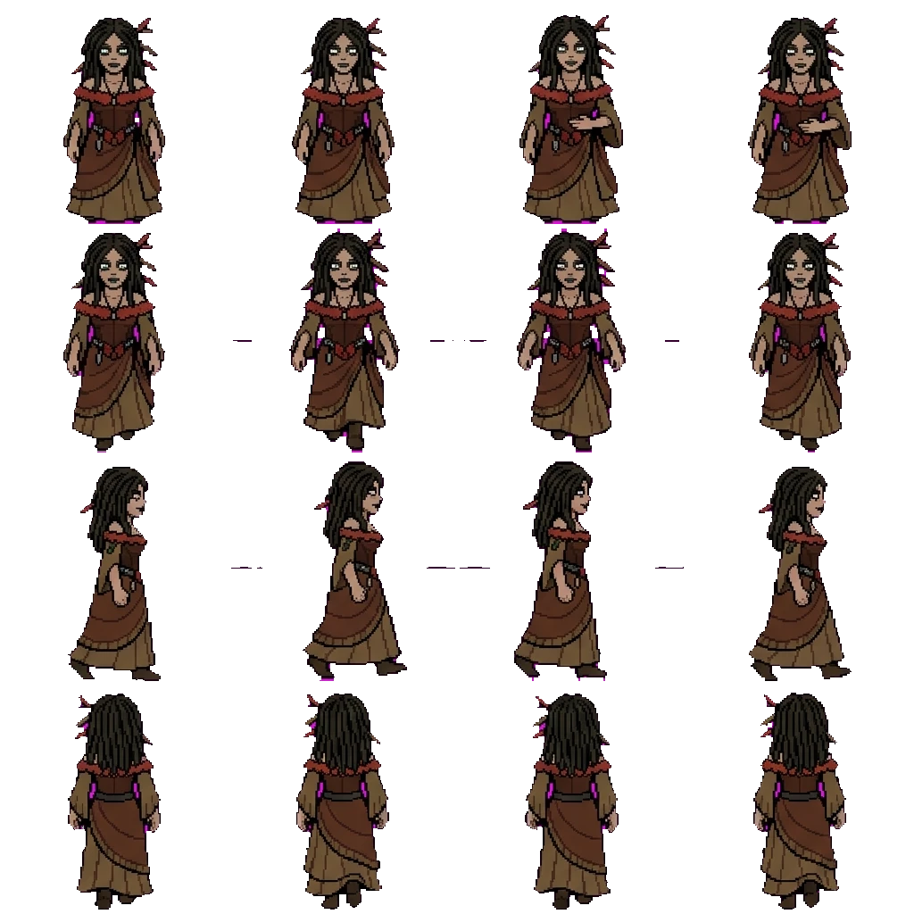 Disemia "Tía Simedia" movement sprite