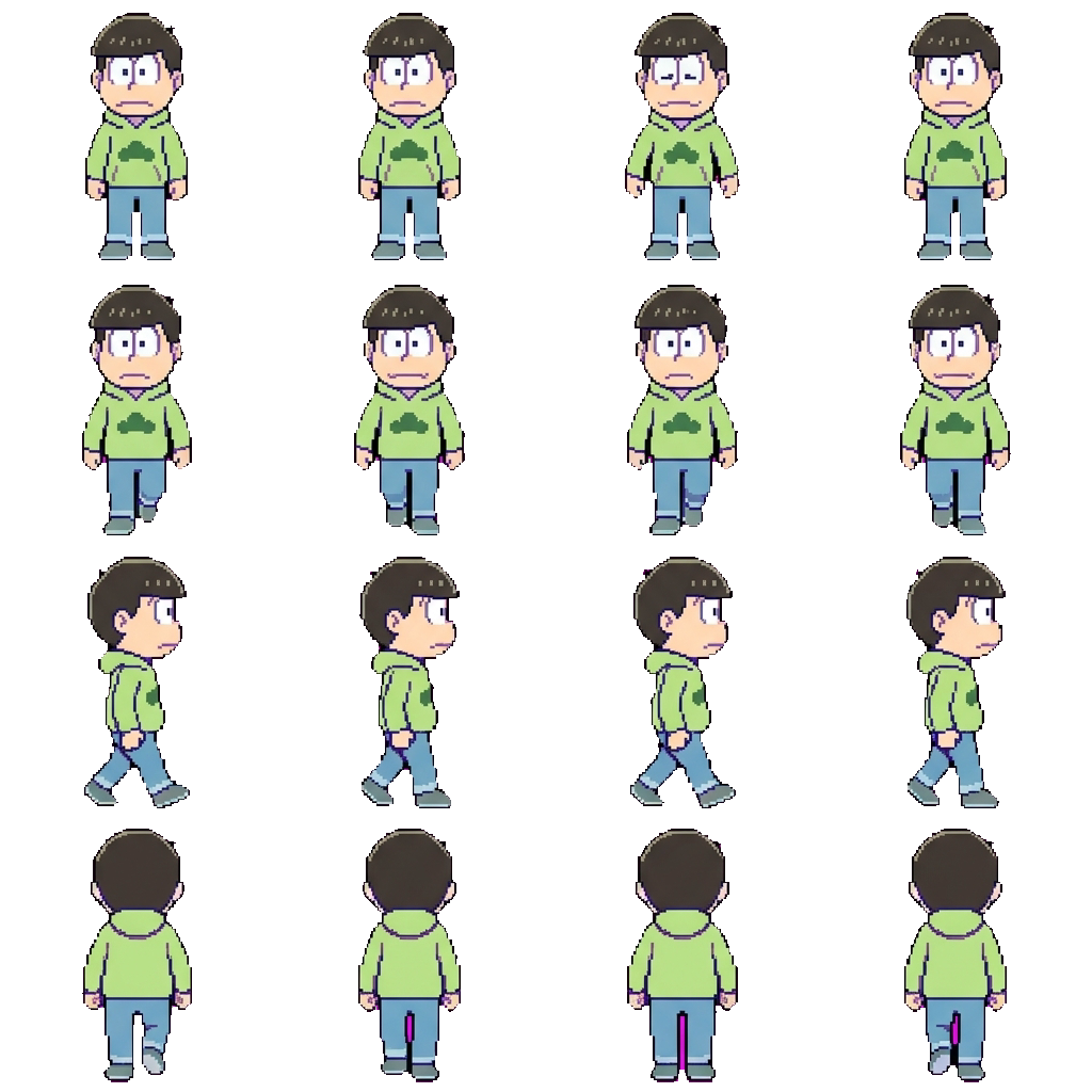 Choromatsu movement sprite