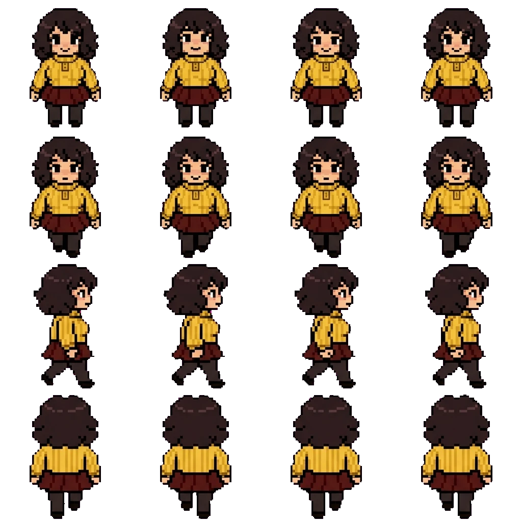 RoseMary movement sprite
