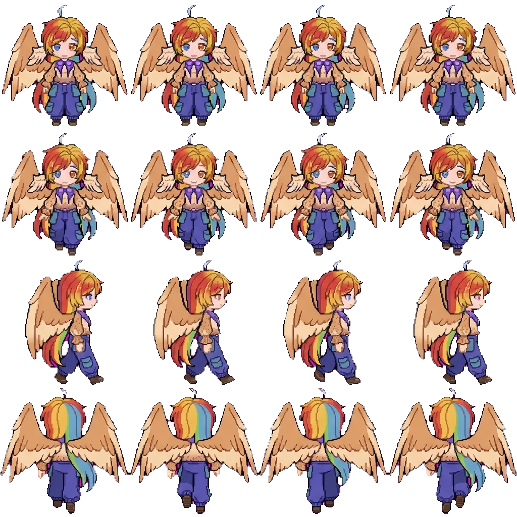 Pillbow movement sprite