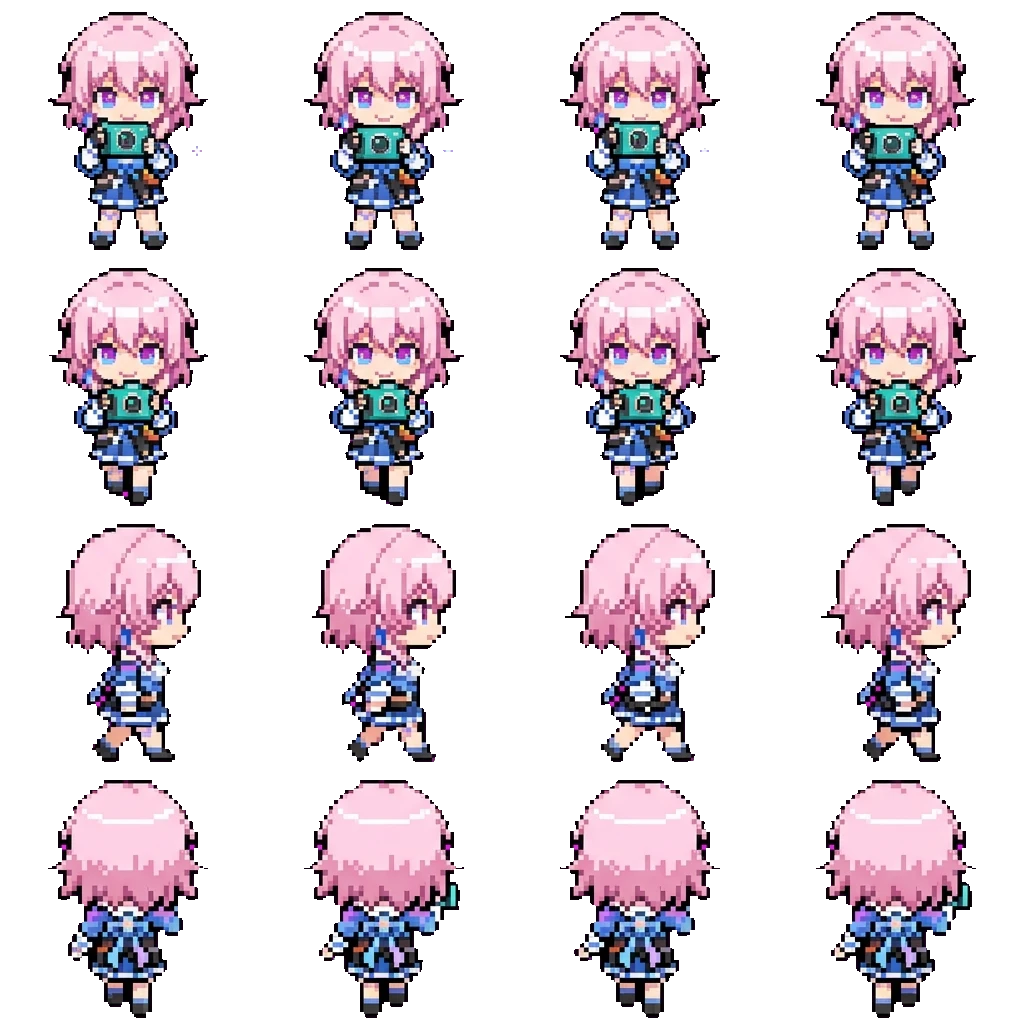Март7 movement sprite