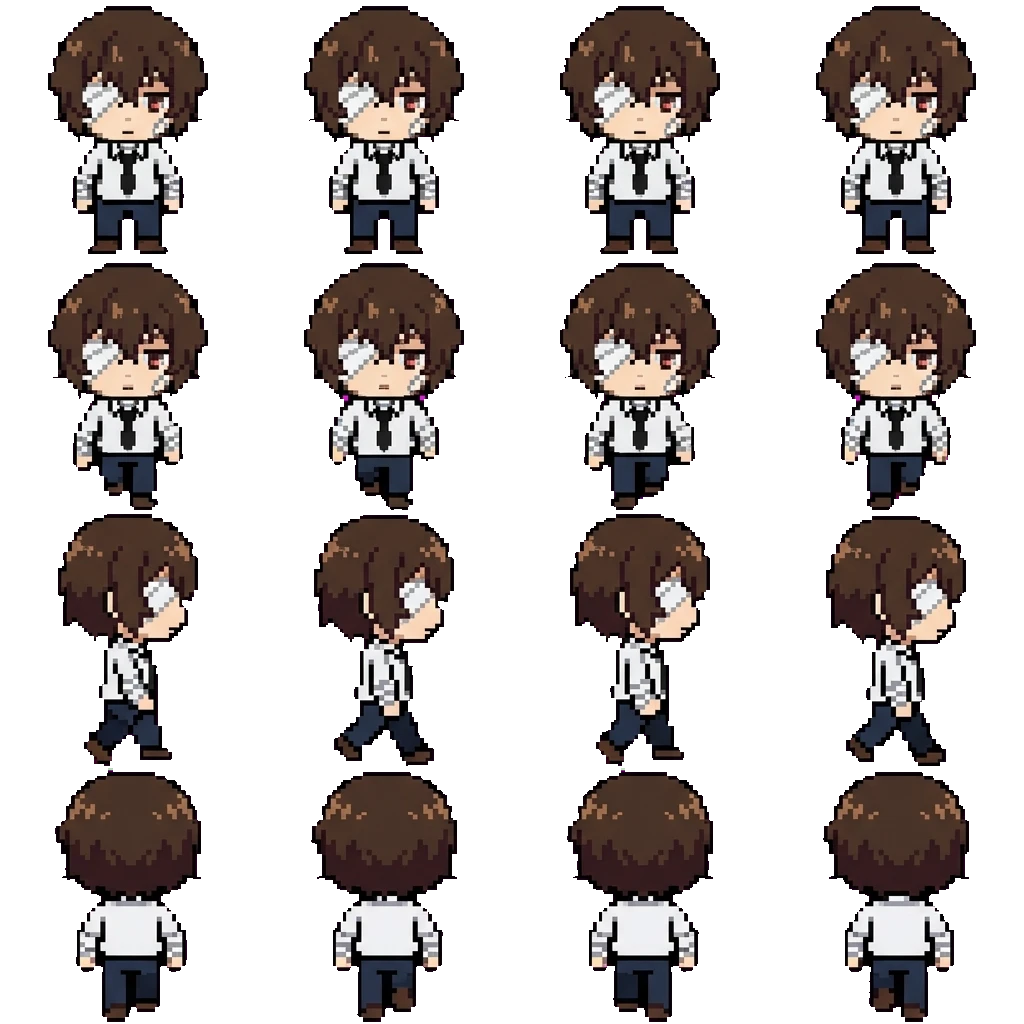 Dazai Osamu movement sprite
