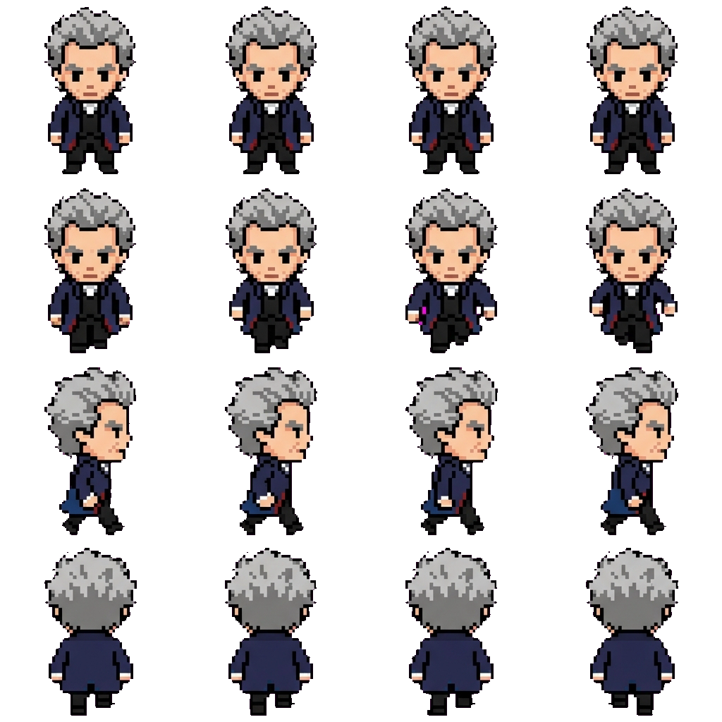 Twelfth Doctor movement sprite