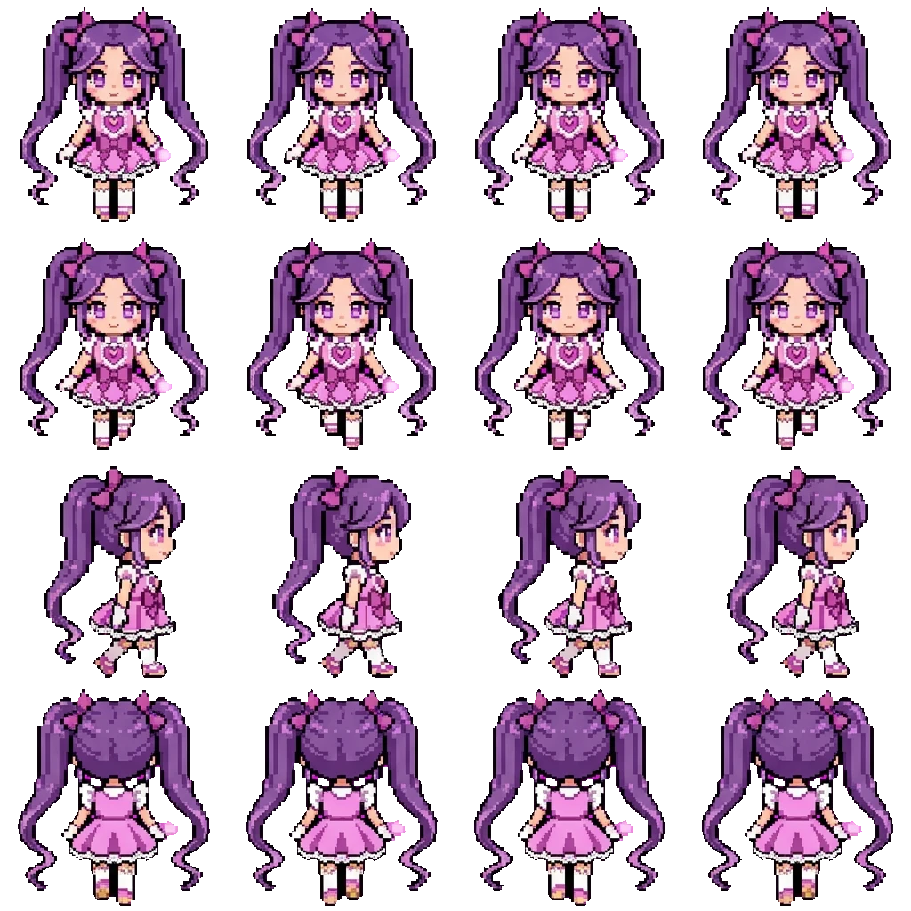 Vivian movement sprite