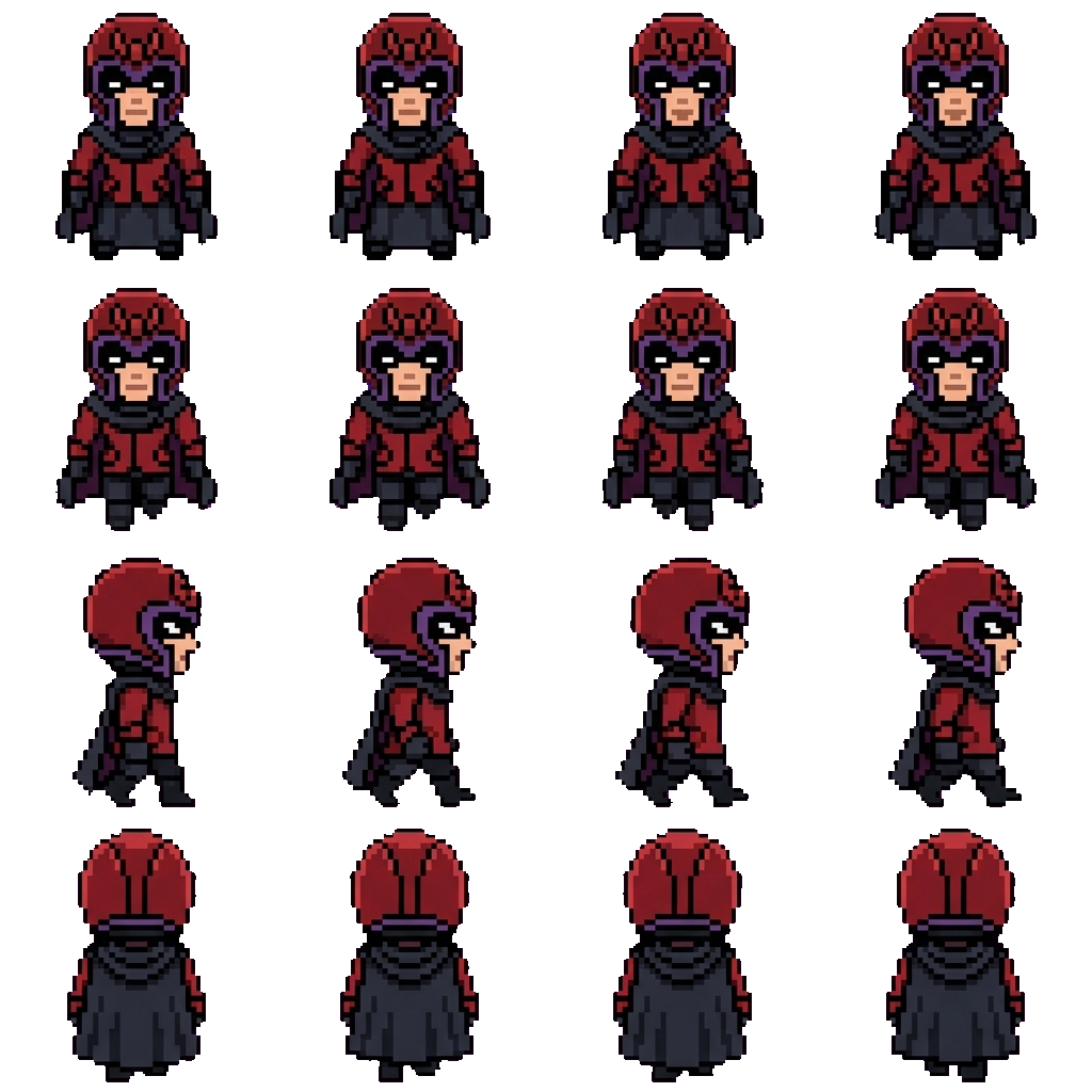 Magneto movement sprite