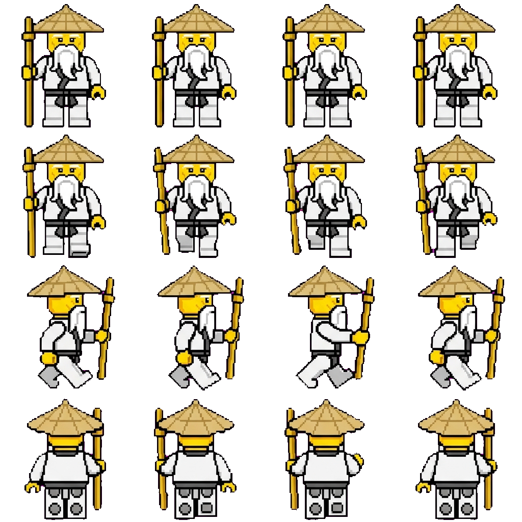 Sensei Wu movement sprite